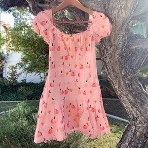 Finders Tutti Frutti Mini Dress In Peach
